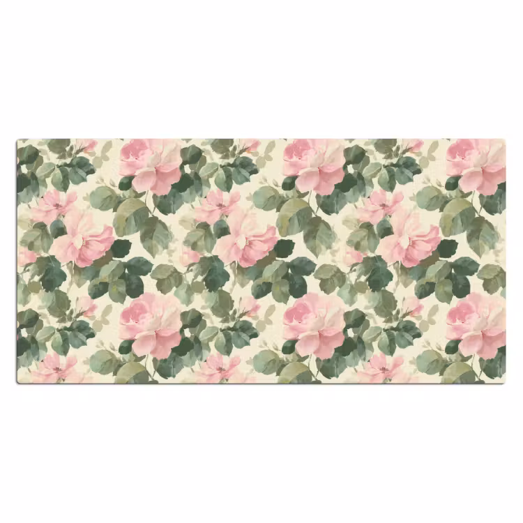 Rozen - Botanisch - Roze Muismat XXL klein 681 -3d_leeg