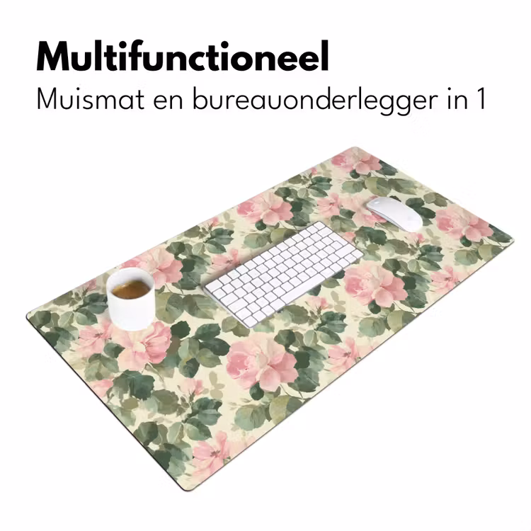 Rozen - Botanisch - Roze Muismat XXL klein 681 -sfeer4