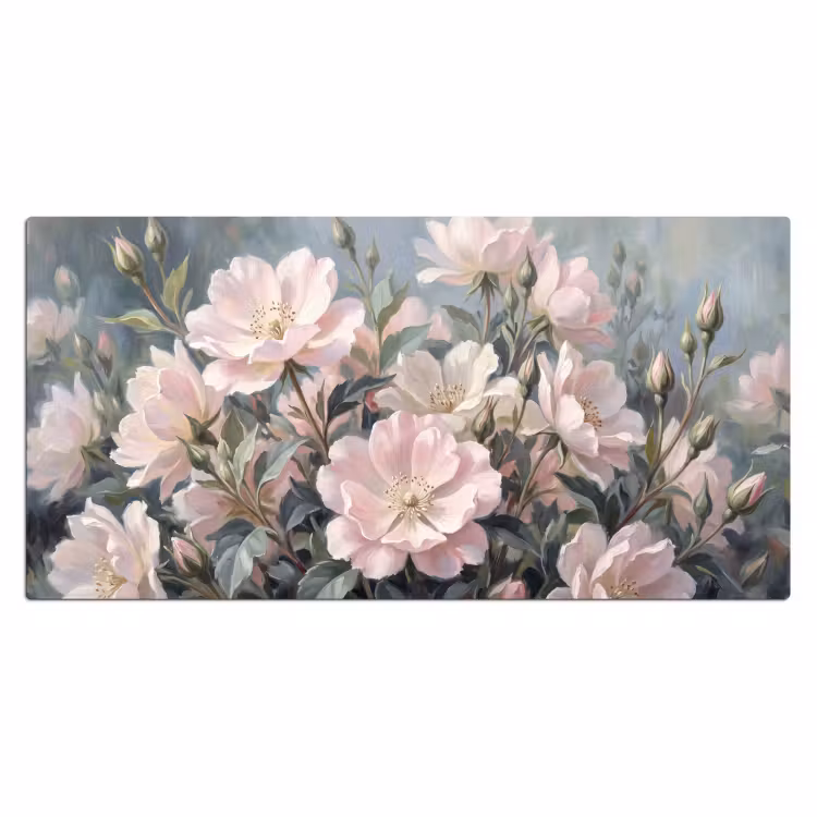 Rozen - Illustratie - Roze Muismat XXL klein -3d_leeg