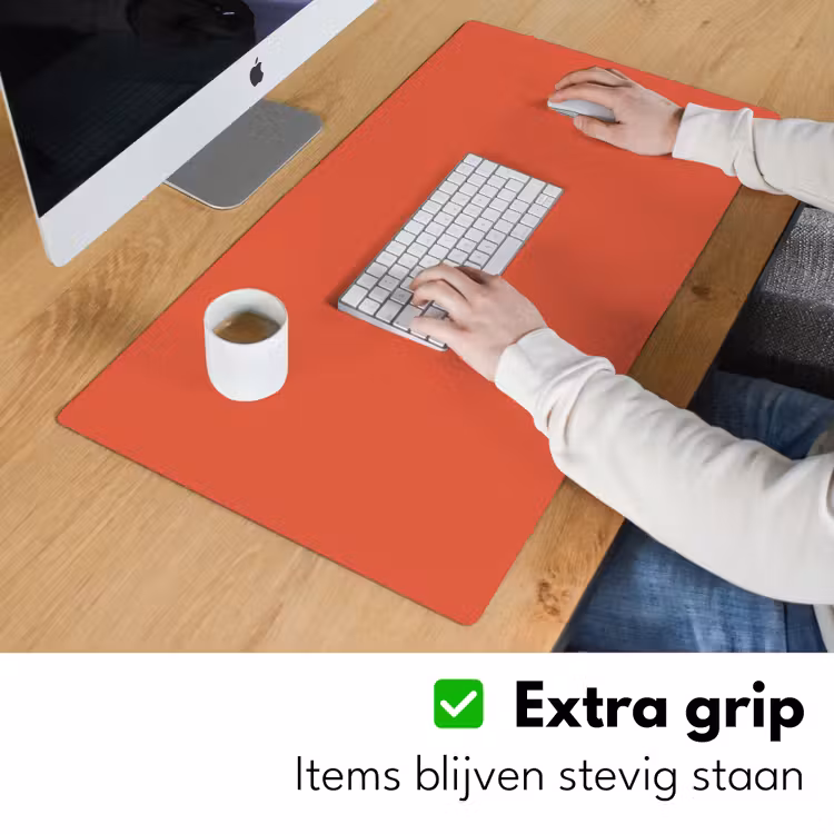 Rustic - Clay - Oranje Muismat XXL klein 681 -sfeer3