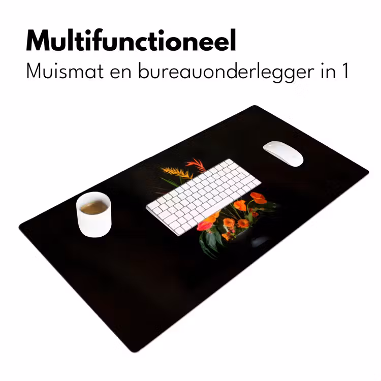 Schaal - Boeket - Bloemen Muismat XXL klein -sfeer4