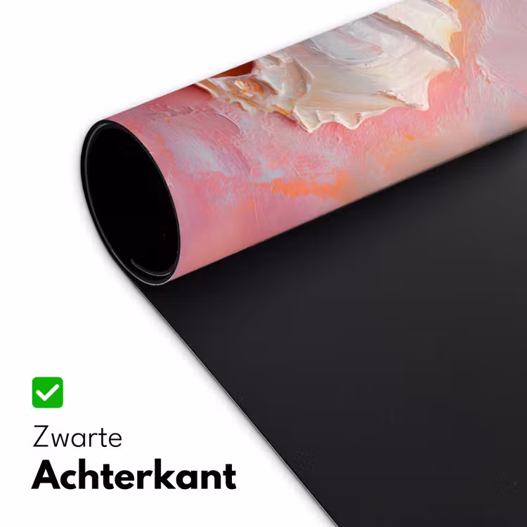 Schelp - Pastel - Pink Muismat XXL klein -sfeer2