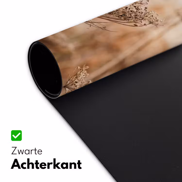 Schermbloem - Droogbloem - Winter - Beige - Minimalistisch Muismat XXL klein -sfeer2