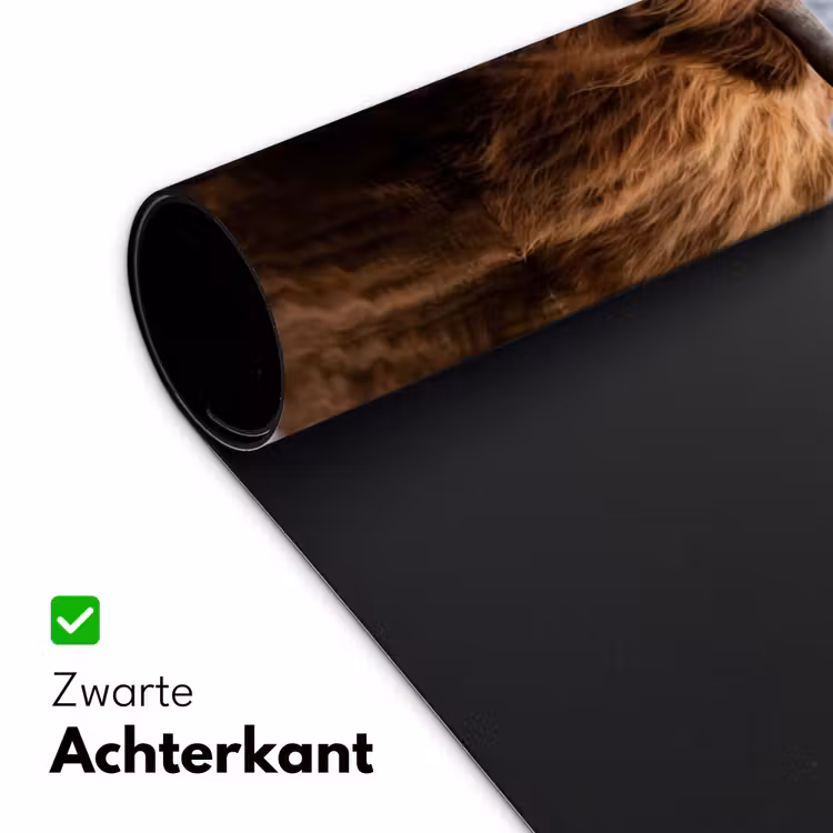 Schotse hooglander - Bruin - Water Muismat XXL klein -sfeer2