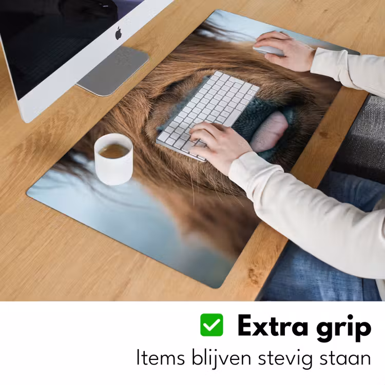 Schotse hooglander - Neus - Bruin Muismat XXL klein -sfeer3