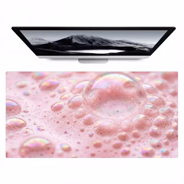 Schuim - Structuur - Roze Muismat XXL klein -zzz3d