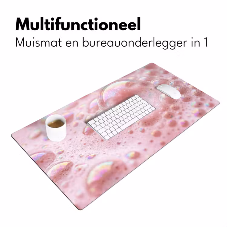 Schuim - Structuur - Roze Muismat XXL klein -sfeer4