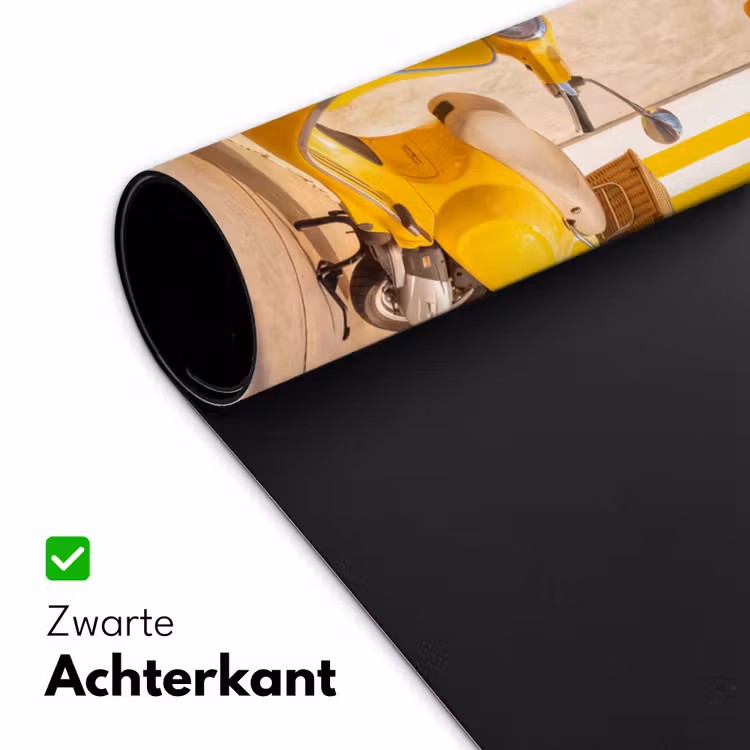Scooter - Natuur - Zomer - Geel - Mediterraan Muismat XXL klein -sfeer2