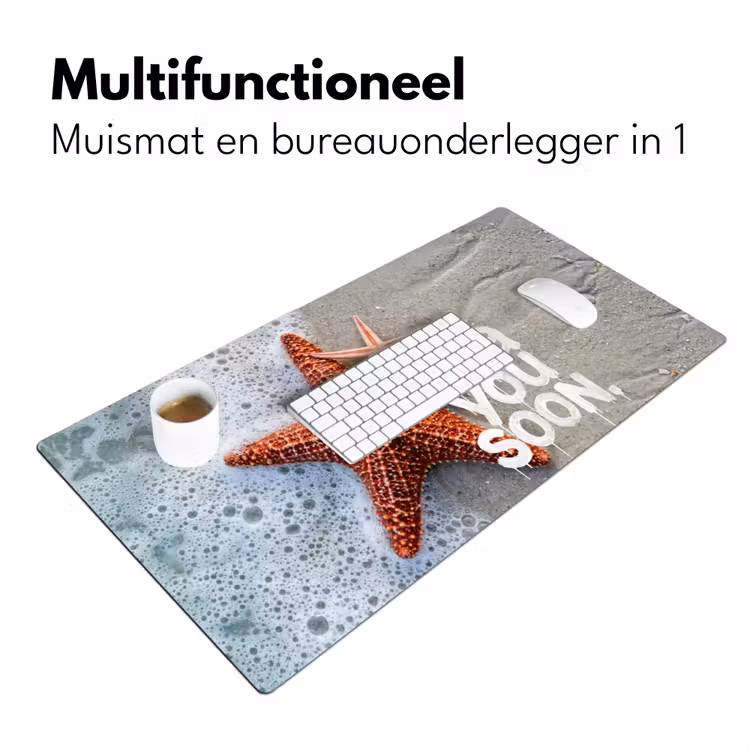 Sea you soon - Zeester - Zee Muismat XXL klein -sfeer4