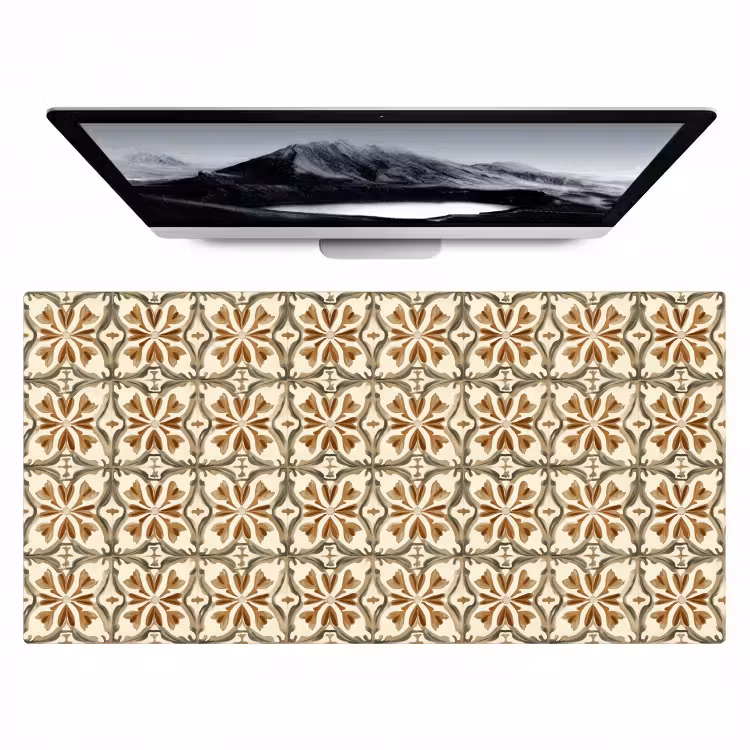 Siertegel - Patroon - Bruin Muismat XXL klein 681 -zzz3d