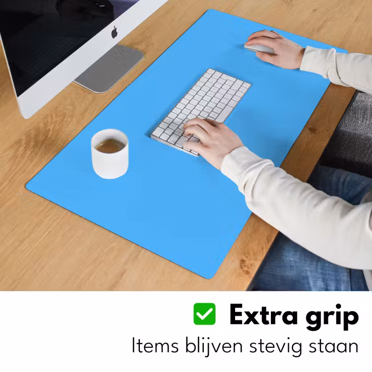 Sky - Blue - Blauw Muismat XXL klein 681 -sfeer3