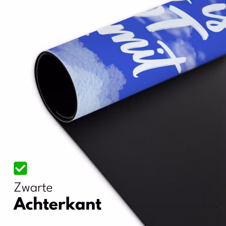 Sky is not the limit - Blauwe lucht - Wolken Muismat XXL klein -sfeer2