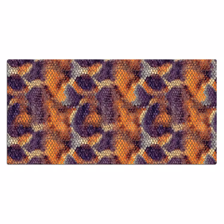Slang - Schubben - Kleurrijk Muismat XXL klein 681 -3d_leeg