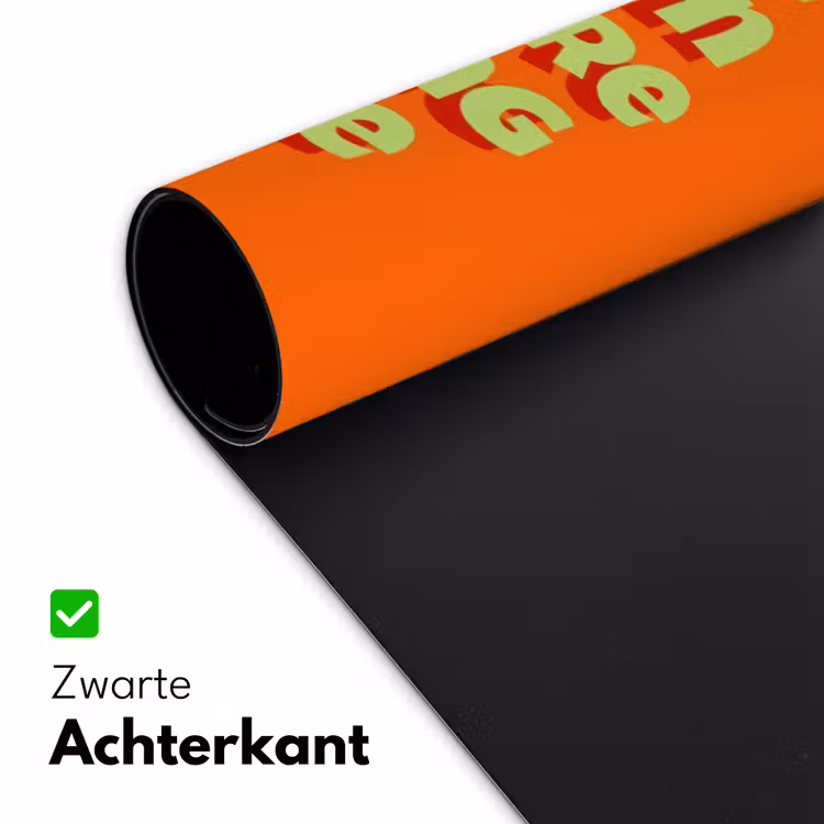 Slow down you're doing fine - Oranje - Simple Muismat XXL klein -sfeer2