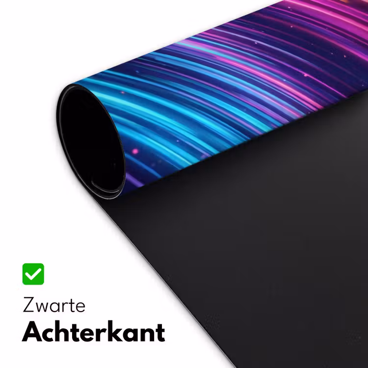 Snelheid - Kosmos - Kleurrijk Muismat XXL klein -sfeer2