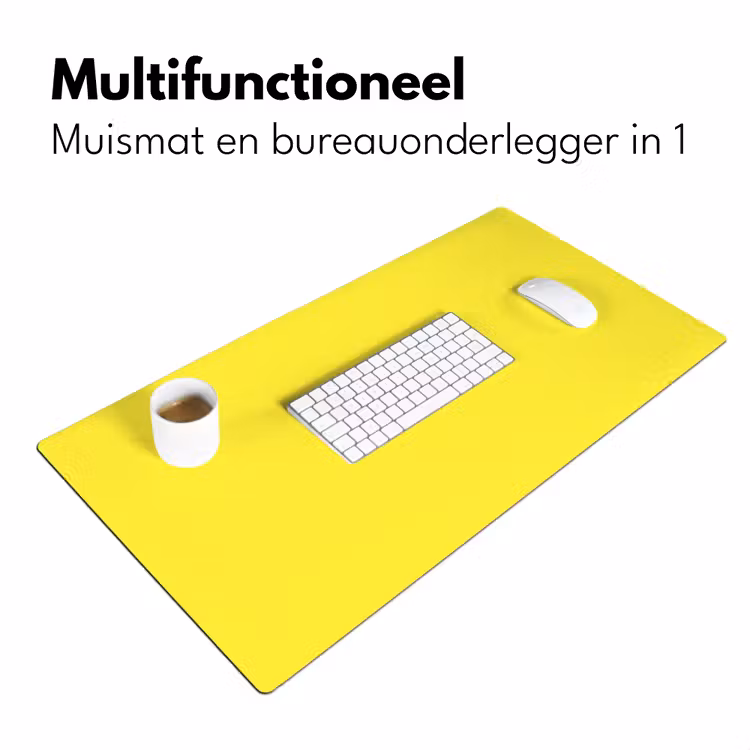 Soft - Custard - Geel Muismat XXL klein 681 -sfeer4