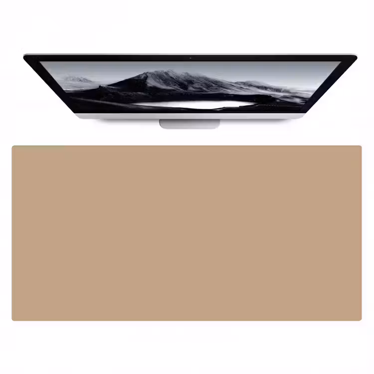 Soft - Taupe - Bruin Muismat XXL klein 681 -zzz3d