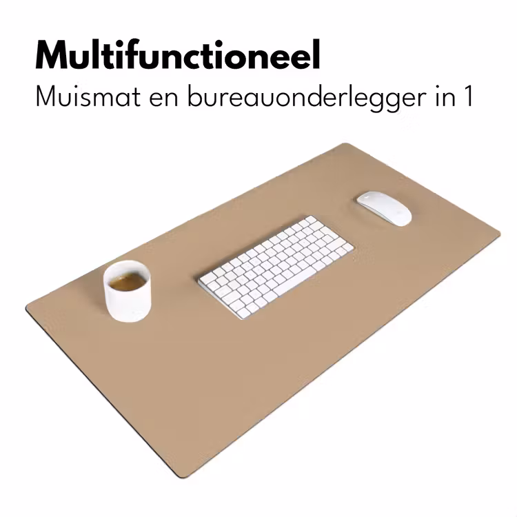 Soft - Taupe - Bruin Muismat XXL klein 681 -sfeer4