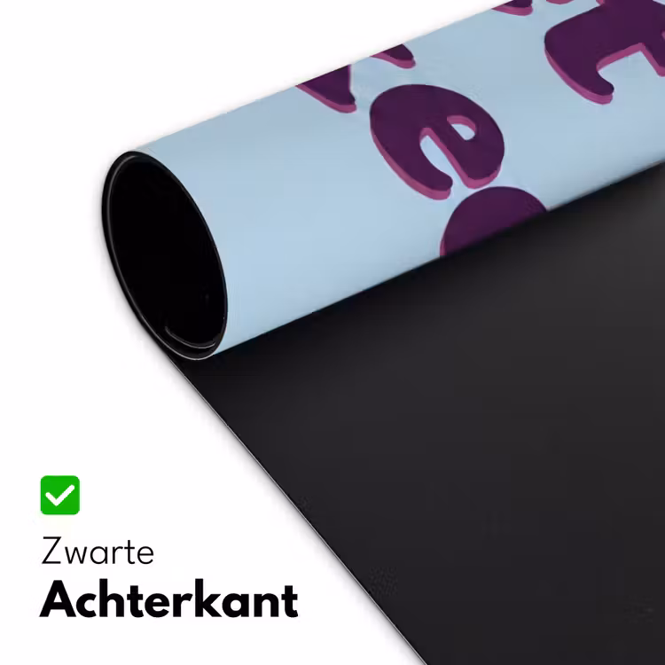 Speels - Boodschap - Blauw Muismat XXL klein -sfeer2