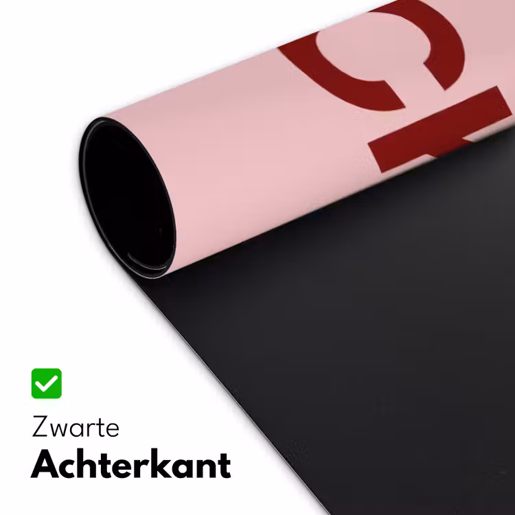 Statement - Krachtig - Roze Muismat XXL klein -sfeer2