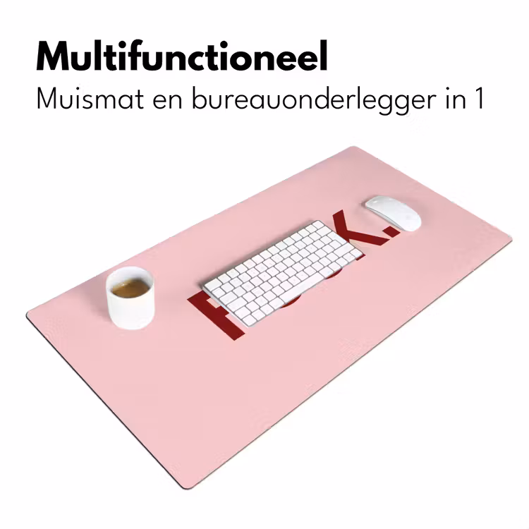 Statement - Krachtig - Roze Muismat XXL klein -sfeer4
