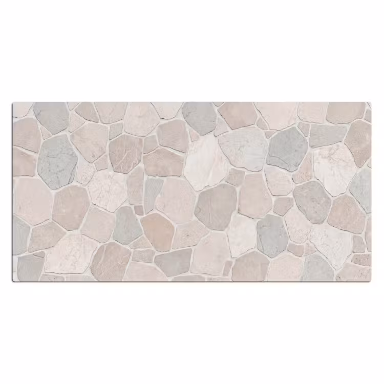 Steen - Patroon - Textuur - Beige Muismat XXL klein -3d_leeg