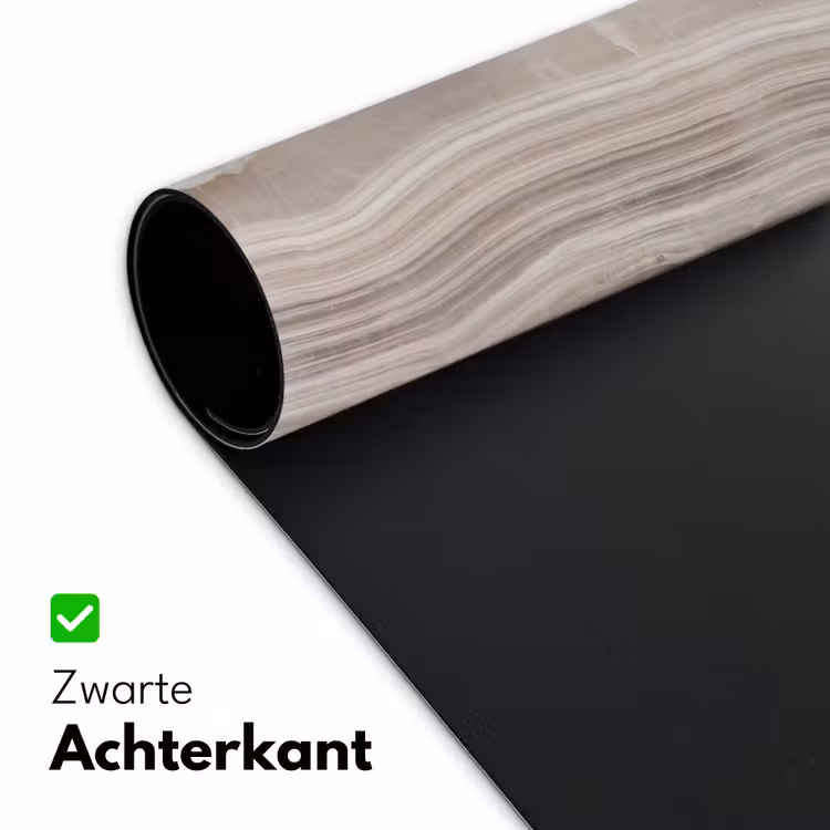 Steen - Textuur - Abstract - Beige - Wit Muismat XXL klein -sfeer2