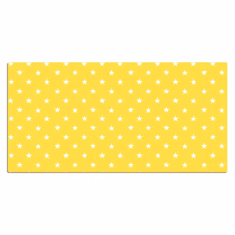 Sterren - Patroon - Minimalistisch - Geel Muismat XXL klein 681 -3d_leeg