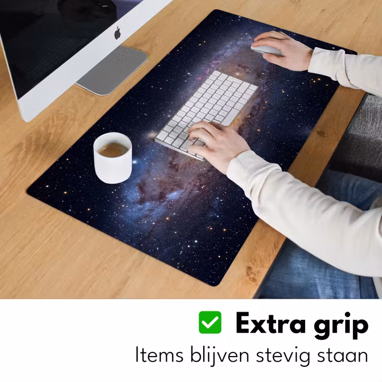 Bureau onderlegger - Sterrenstelsel - Ruimte - Kosmos - Sterrenstelsel - Ruimte - Kosmos Muismat XXL klein
