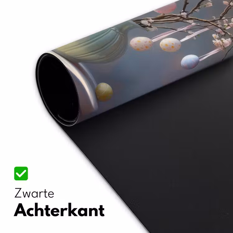 Stilleven - Vaas - Paastak Muismat XXL klein -sfeer2