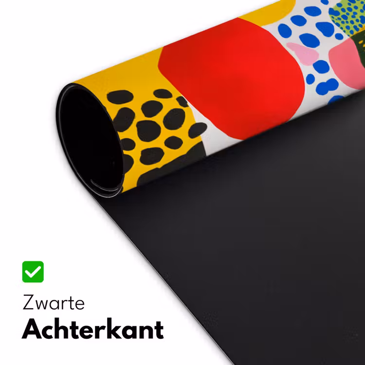 Stippen - Vormen - Modern - Kleuren Muismat XXL klein -sfeer2