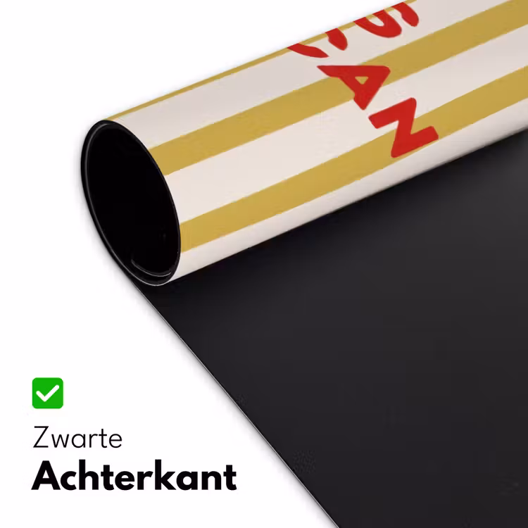 Strepen - Abstract - Yes you can - Rood Muismat XXL klein -sfeer2