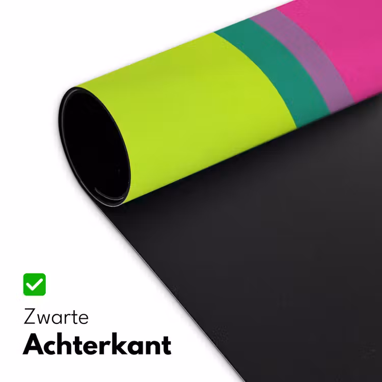Strepen - Modern - Kleurrijk Muismat XXL klein -sfeer2