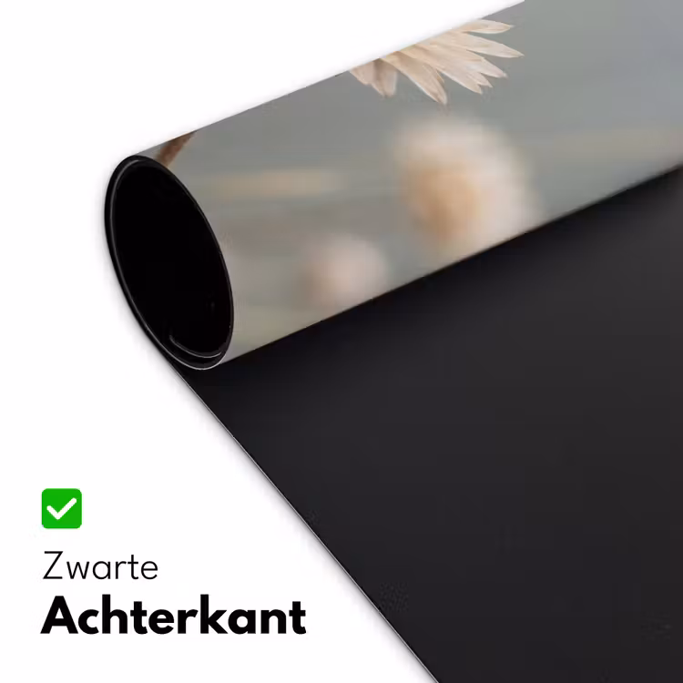 Strobloemen - Wit - Daglicht Muismat XXL klein -sfeer2