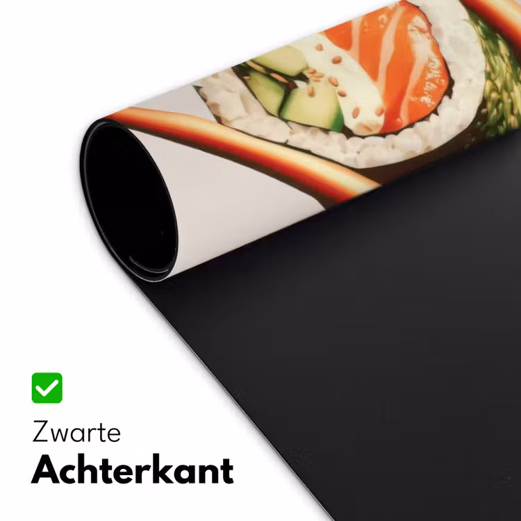 Sushi - Zalm - Rijst - Japans Muismat XXL klein -sfeer2