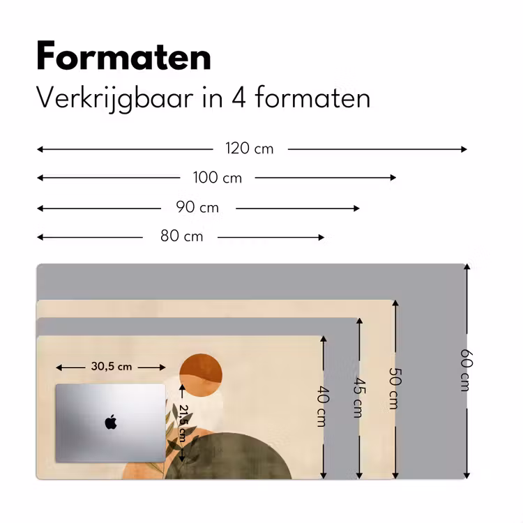 Takken - Vormen - Abstract Muismat XXL klein -sfeer5