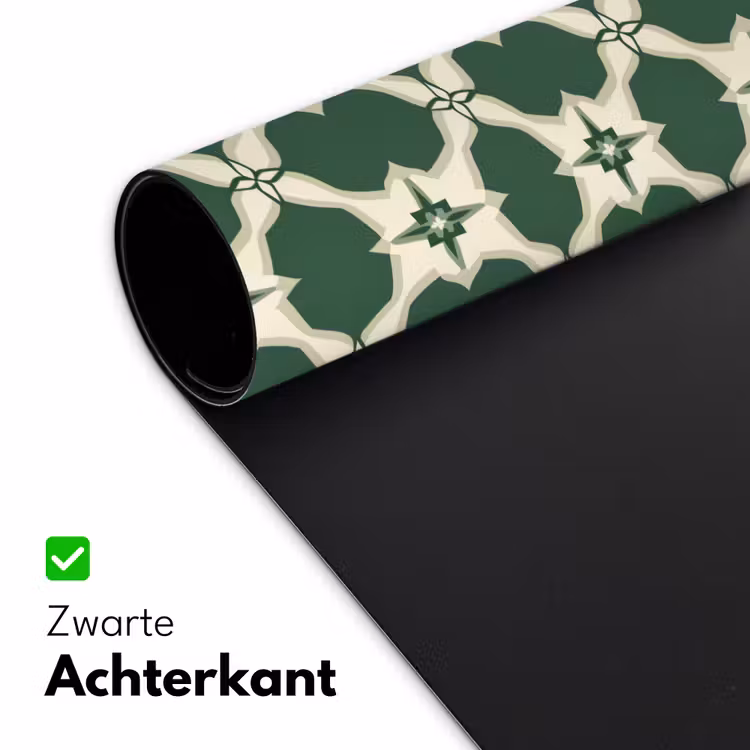 Tegel - Klassiek - Groen Muismat XXL klein 681 -sfeer2