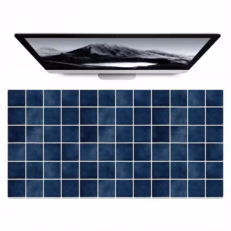 Tegel - Modern - Blauw Muismat XXL klein 681 -zzz3d
