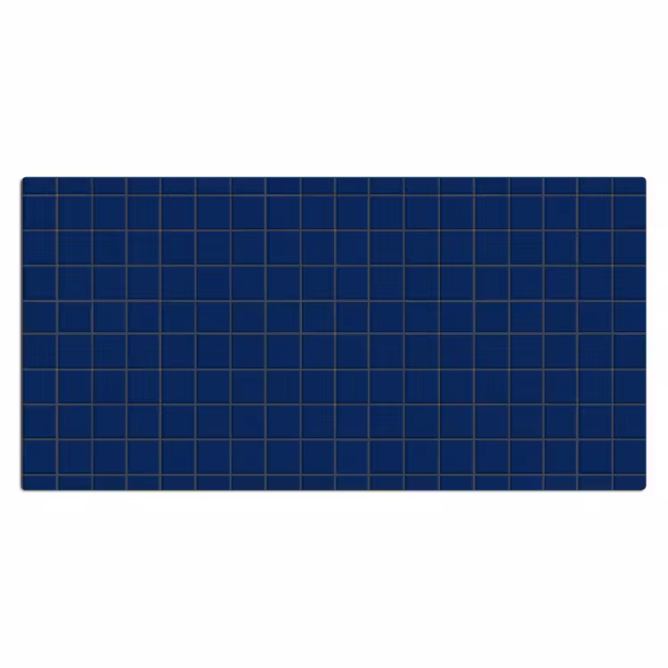 Tegel - Patroon - Blauw Muismat XXL klein 681 -3d_leeg