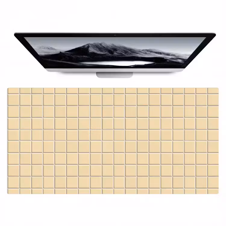 Tegels - Patroon - Crème Muismat XXL klein 681 -zzz3d