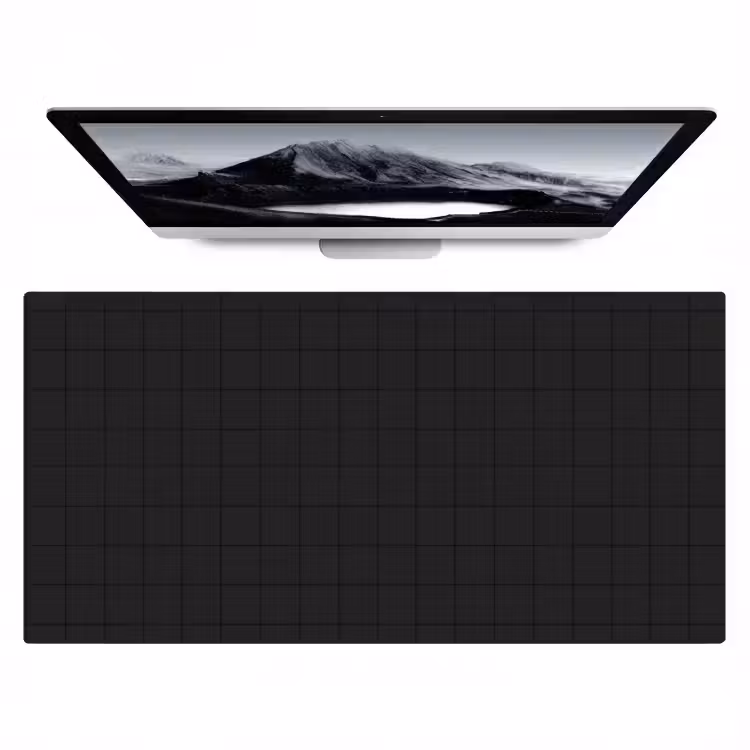 Tegels - Patroon - Mat - Zwart Muismat XXL klein 681 -zzz3d