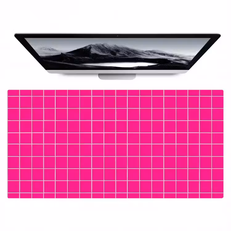 Tegels - Vierkant - Fuchsia Muismat XXL klein 681 -zzz3d