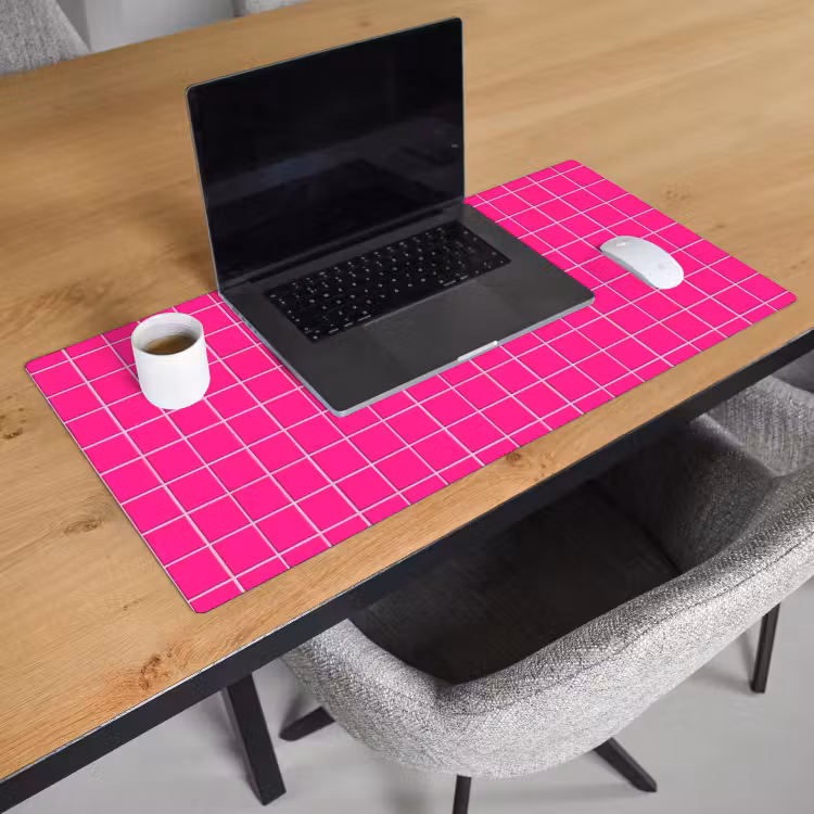 Tegels - Vierkant - Fuchsia Muismat XXL klein 681 -sfeer1