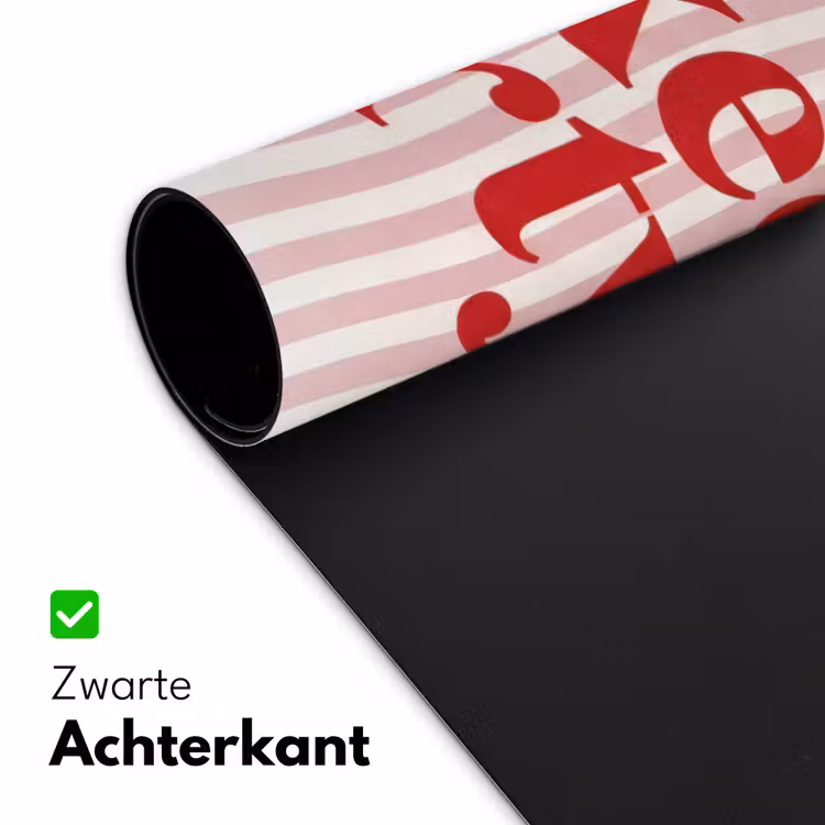 Tekst - Modern - Strepen Muismat XXL klein -sfeer2