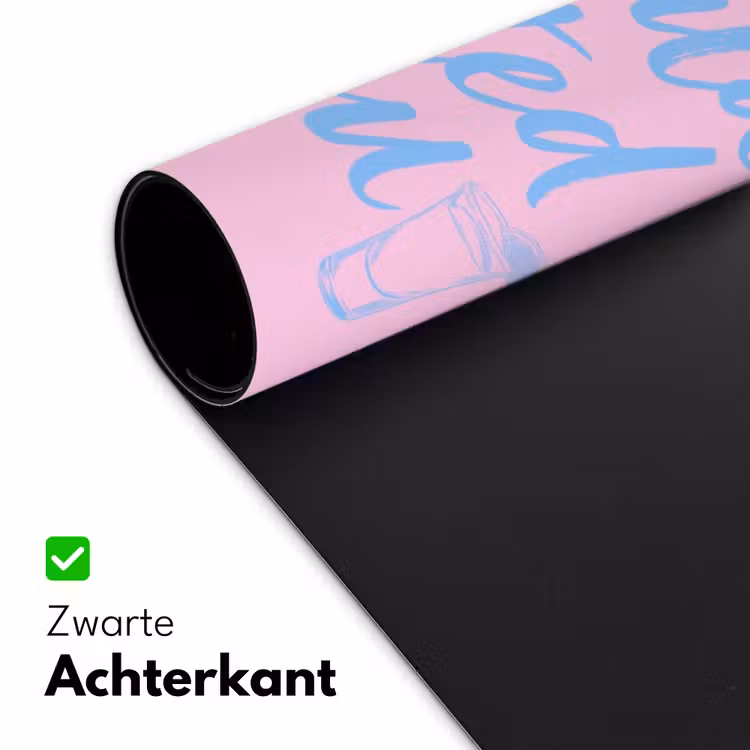 Tequila texted you - Roze - Blauw Muismat XXL klein -sfeer2