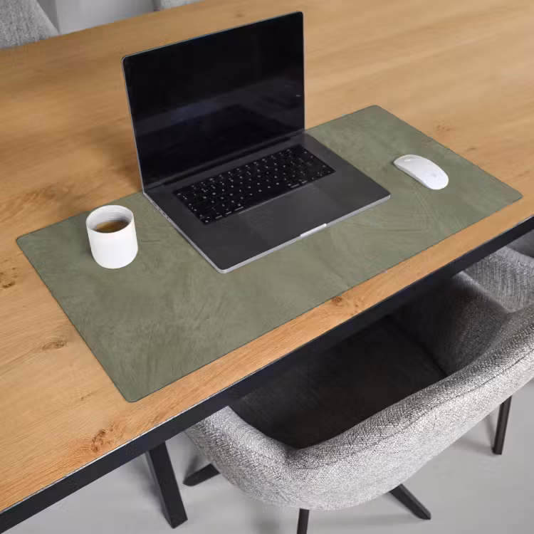 Textuur - Betonlook - Achtergrond - Modern - Groen Muismat XXL klein -sfeer1