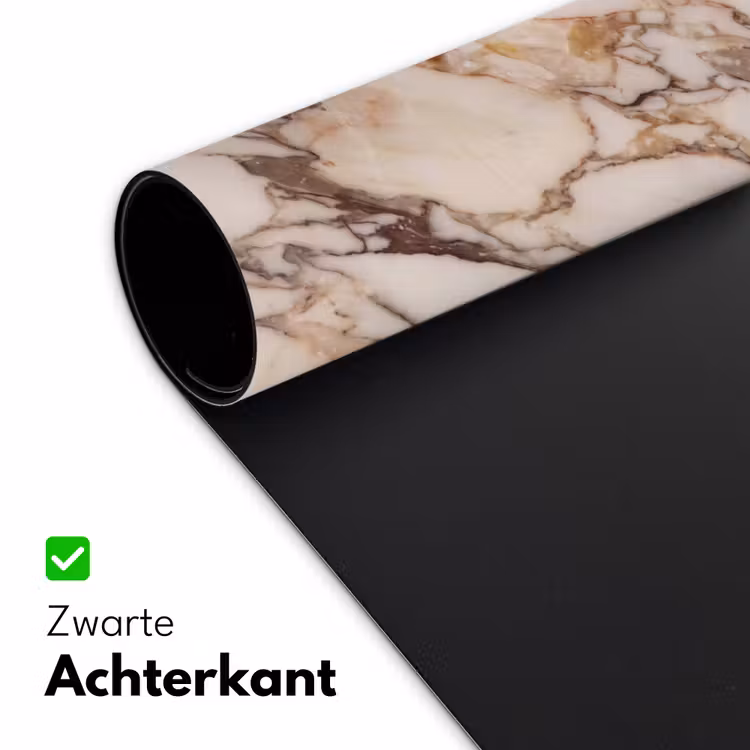Textuur - Gesteente - Aderen - Abstract - Wit Muismat XXL klein -sfeer2