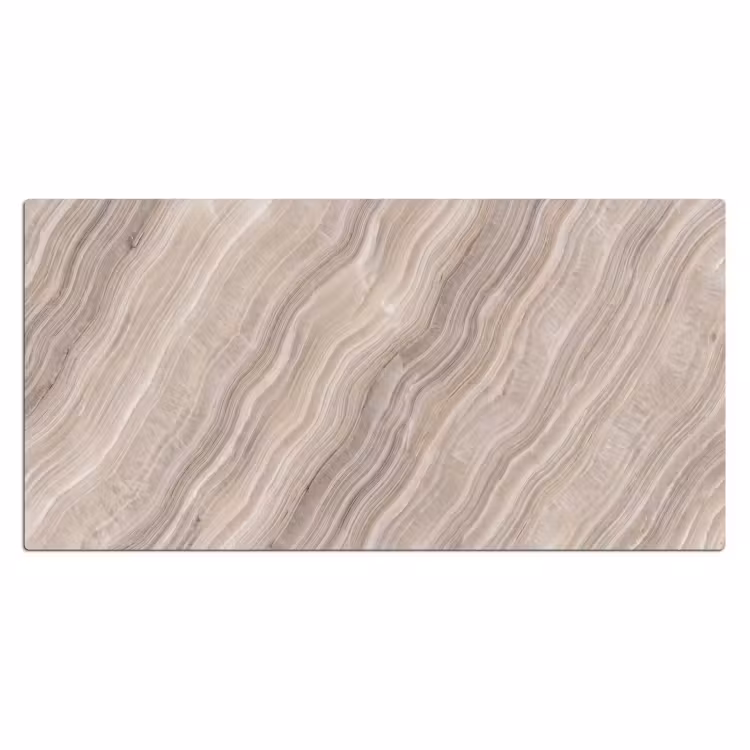 Textuur - Golvend - Abstract - Modern - Beige Muismat XXL klein -3d_leeg