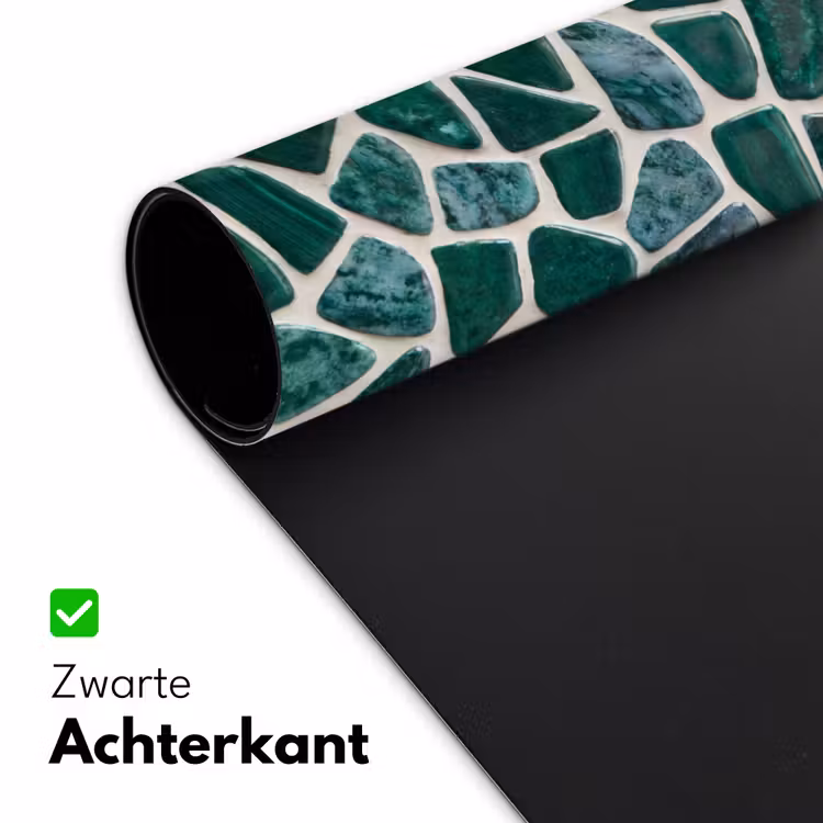 Textuur - Steen - Groen - Abstract - Patroon Muismat XXL klein -sfeer2