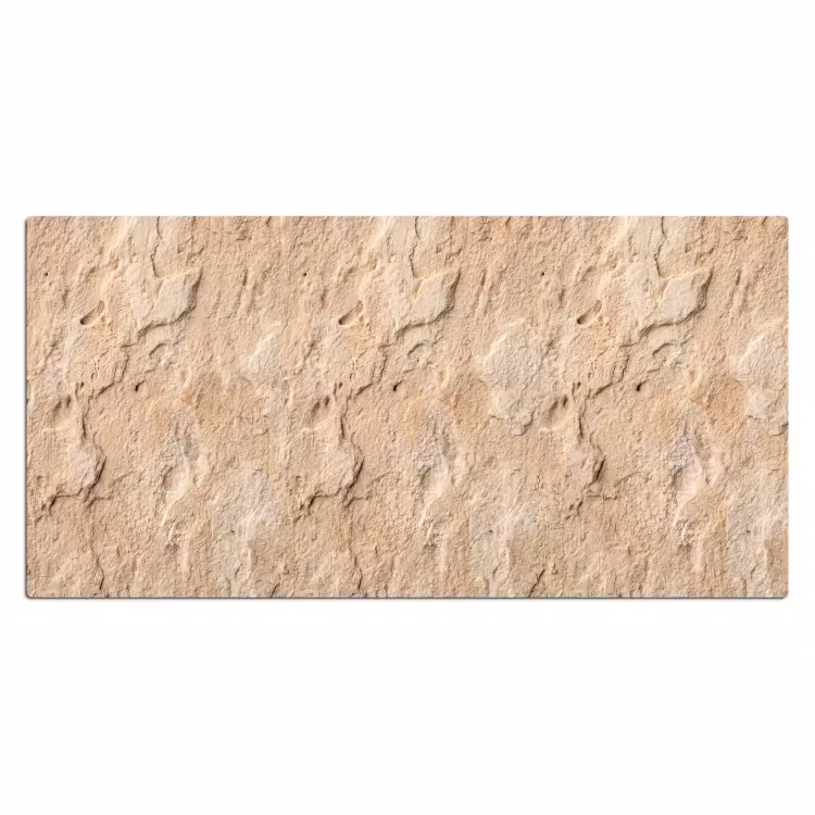 Textuur - Steen - Natuur - Beige Muismat XXL klein -3d_leeg